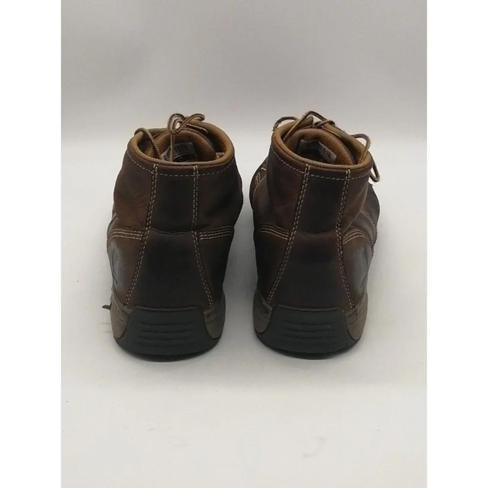 Carhartt Boots Mens Brown 11.5 Wide Leather Work Boot Lightweight Ankle CMX4023
